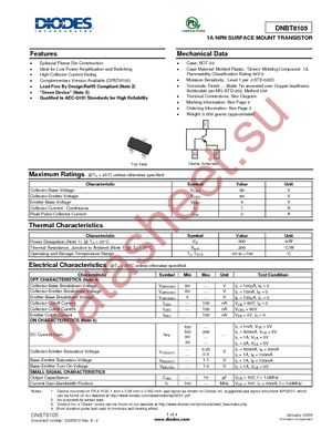 DNBT8105-7 datasheet  